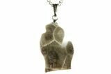 Polished Petoskey Stone (Fossil Coral) Necklaces - Shape of Michigan - Photo 2